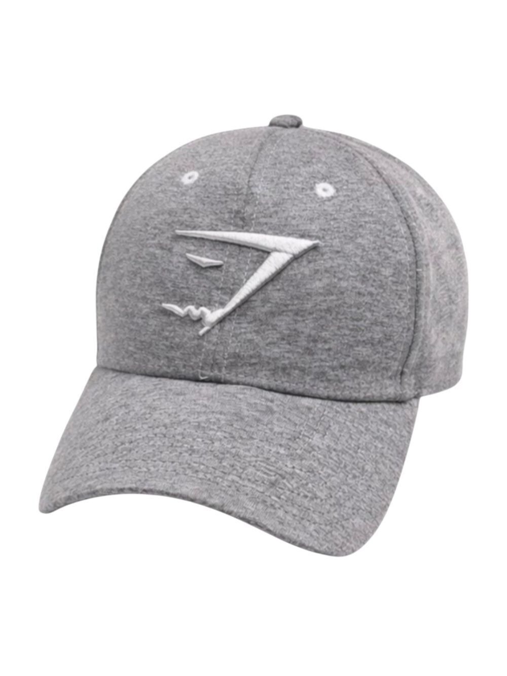 Gymshark Sharkhead Cap Light Grey Adjustable Hat OS Embroidered Logo